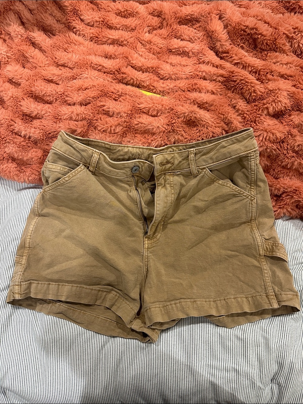 American Eagle Outfitters Women's Cargo Shorts in Brown